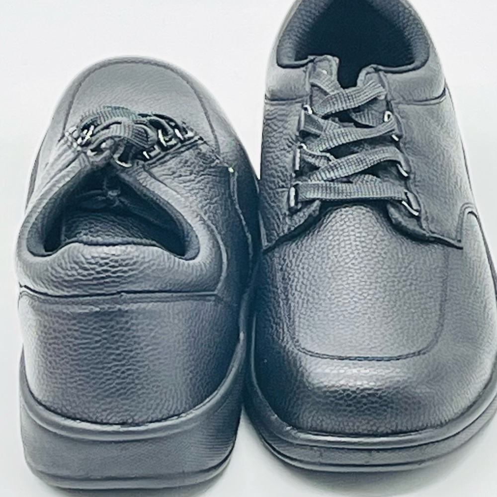 Orthofeet 410 Avery Island Sz 11 Wide 2E Black Leather  Comfort Dress Shoe